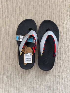 Reef Men's/Unisex Navy and Light Gray Flip Flop Sandals